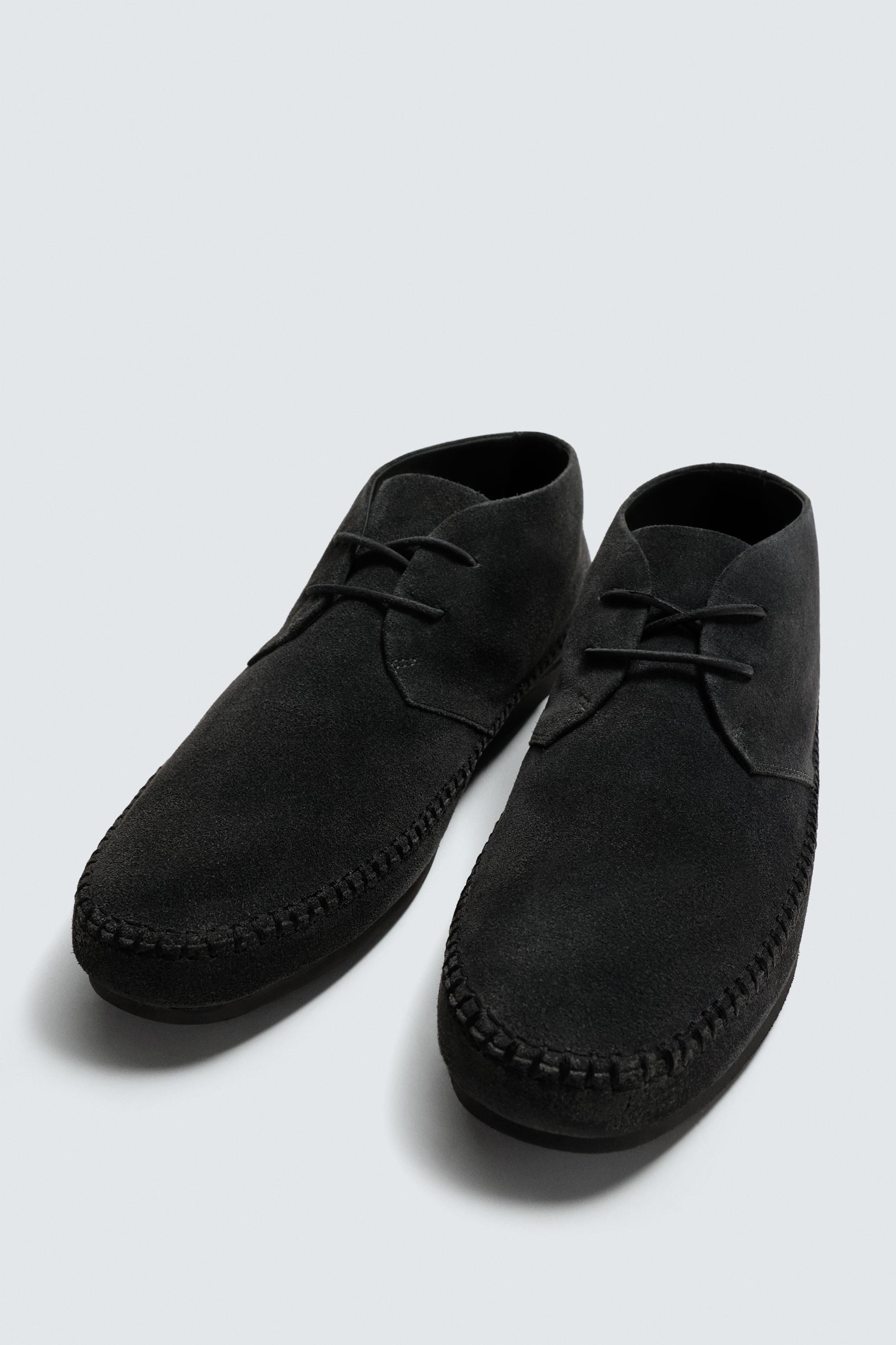 CHAUSSURES EN CUIR À SEMELLE VIBRAM® AARON LEVINE X ZARA